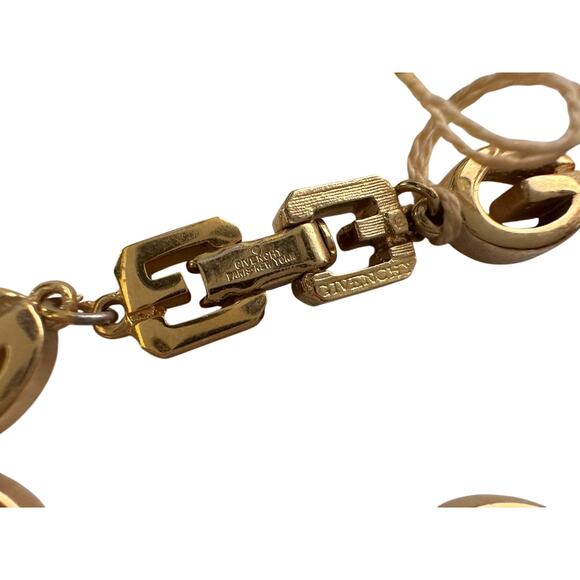 Givenchy G Link Gold Plate Bracelet - Picture 3 of 10